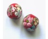 Red Handmade Lampwork Beads